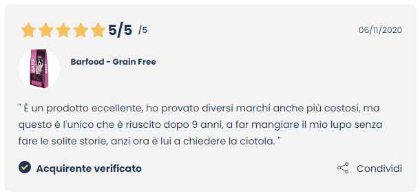 recensione barfood dai nostri clienti