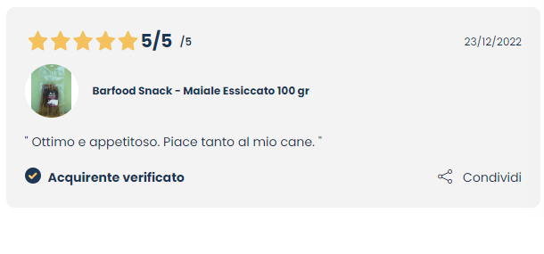 recensione barfood dai nostri clienti