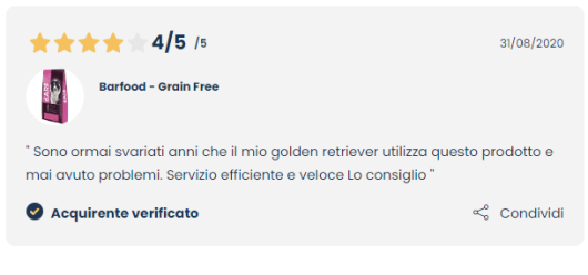 recensione barfood dai nostri clienti